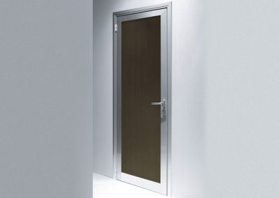 Internal doors with Aluminum Frames