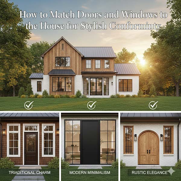 How to Match Doors and Windows to the House